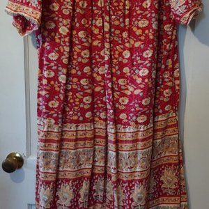 2X Metropolitan Cotton House Dress Granny Dress Muu Muu